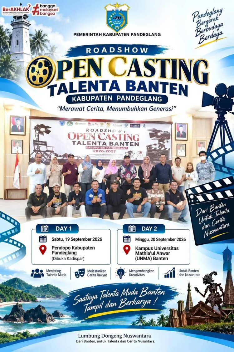 Pendopo Pandeglang Jadi Panggung Talenta Muda, Road Show Open Casting Lumbung Dongeng Nuswantara Resmi Dibuka