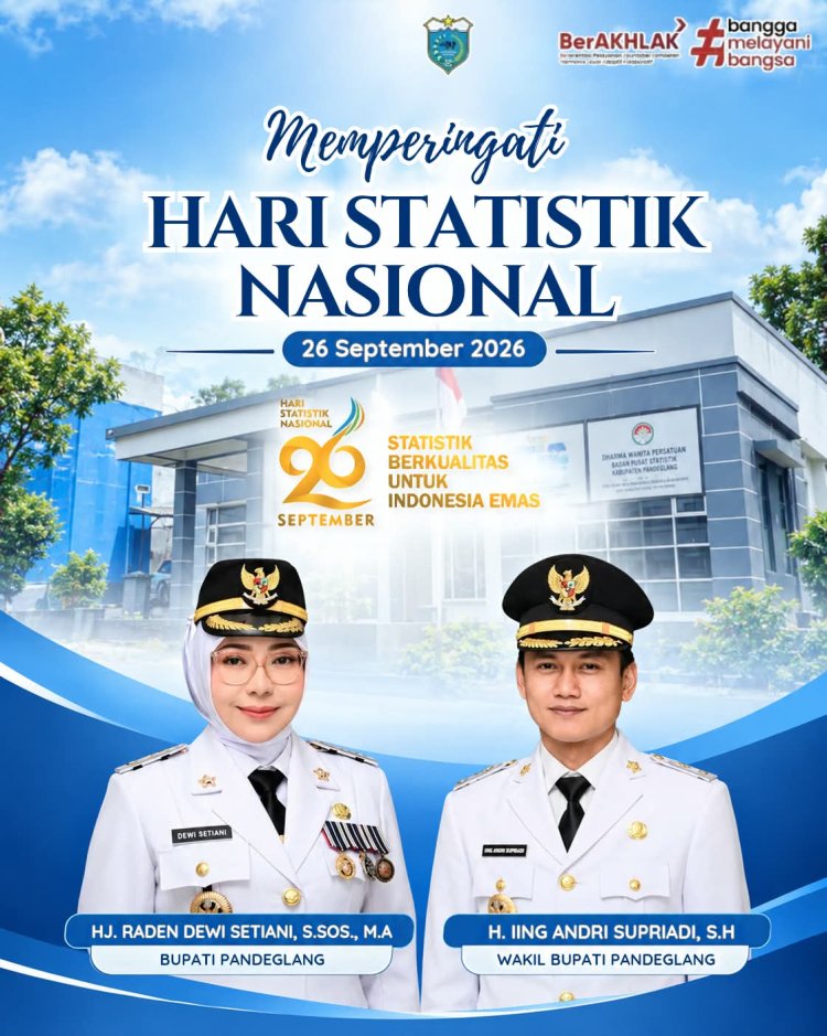 Pemkab Pandeglang Teguhkan Komitmen Pembangunan Berbasis Data di Hari Statistik Nasional 2026
