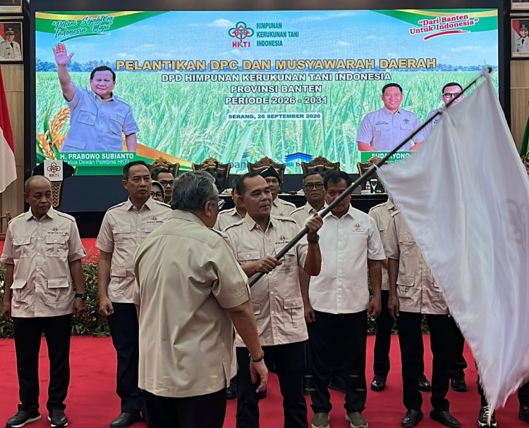 Dipercaya Sebagai Ketua HKTI Pandeglang Periode 2026-2031, TB. Udi Juhdi Siap Laksanakan Perintah Ketum Sudaryono