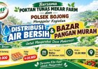 Polsek Bojong Bersama Poktan Tunas Mekar Farm Akan Gelar Distribusi Air Bersih dan Bazar Pangan Murah di Desa Mekarsari