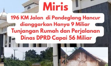 Parah..??? Anggaran Perawatan Jalan Hanya 9 Miliar dan Tunjangan Perumahan dan Perjalanan Dinas DPRD Pandeglang 2026 Membengkak Capai 56 Miliar, AMIRA dan PERRA Nusantara Minta Pemda Kaji Ulang