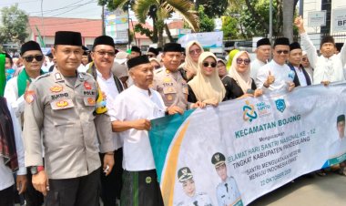 150 Santri Bojong Semarakan Hari Santri Nasional 2026, Kapolsek dan Camat Serukan Persatuan