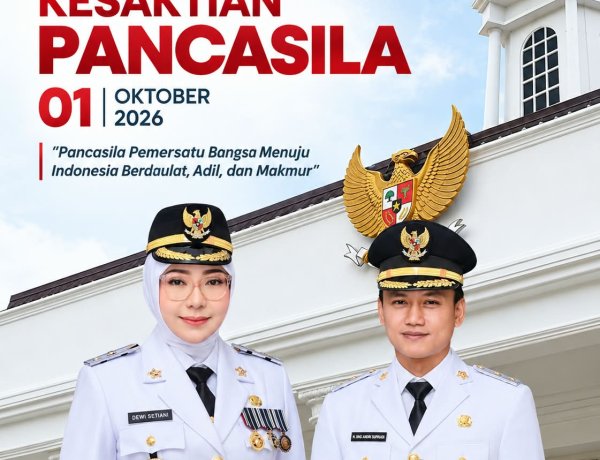 Bupati dan Wakil Bupati Pandeglang Ajak Masyarakat Teguhkan Nilai Pancasila di Hari Kesaktian Pancasila 2026