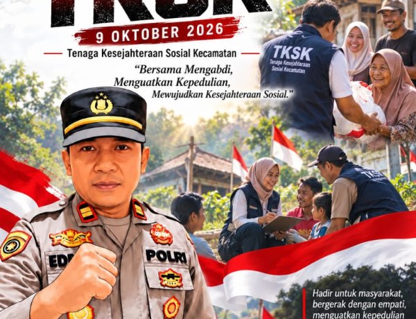 KAPOLSEK BOJONG SAMPAIKAN UCAPAN SELAMAT HARI TKSK 2026, APRESIASI PENGABDIAN DAN KEPEDULIAN SOSIAL DI KECAMATAN BOJONG