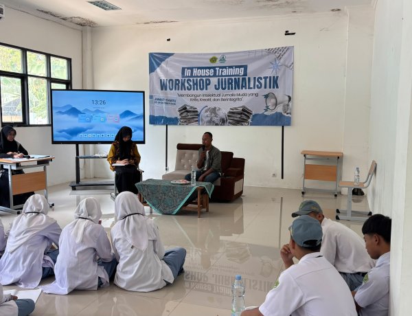 ‎MAN 2 Pandeglang Gelar Workshop Jurnalistik, Banselpost Hadir Dorong Generasi Muda Melek Informasi Digital  ‎