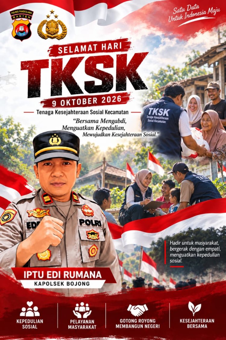 KAPOLSEK BOJONG SAMPAIKAN UCAPAN SELAMAT HARI TKSK 2026, APRESIASI PENGABDIAN DAN KEPEDULIAN SOSIAL DI KECAMATAN BOJONG