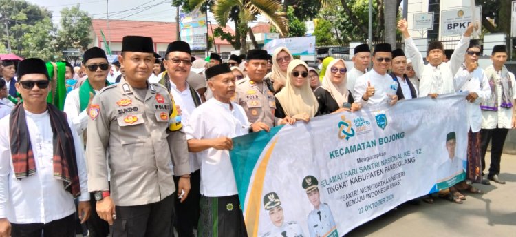 150 Santri Bojong Semarakan Hari Santri Nasional 2026, Kapolsek dan Camat Serukan Persatuan